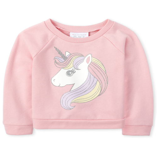 s Baby And Toddler Glitter French Terry Sweatshirt - Pink - The Children's Place
s Baby And Toddler Glitter French Terry Sweatshirt - Pink - The Children's Place