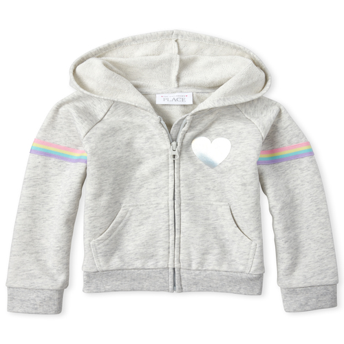 s Baby And Toddler Rainbow French Terry Zip Up Hoodie - Gray - The Children's Place
s Baby And Toddler Rainbow French Terry Zip Up Hoodie - Gray - The Children's Place