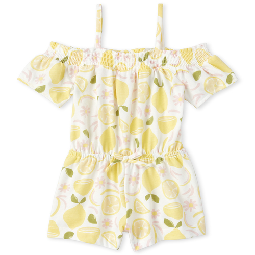 s Baby And Toddler Lemon Floral Off Shoulder Romper - White - The Children's Place
s Baby And Toddler Lemon Floral Off Shoulder Romper - White - The Children's Place