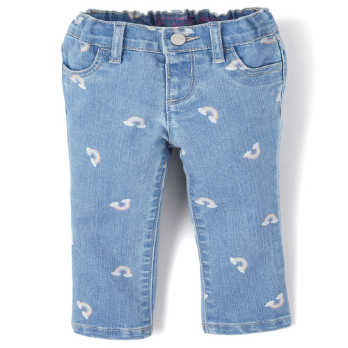 Baby Girls Baby And Toddler Rainbow Denim Jeggings - Blue - The Children's Place
Baby Girls Baby And Toddler Rainbow Denim Jeggings - Blue - The Children's Place