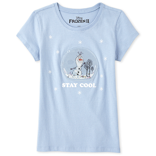 Girls Disney Frozen 2 Shakey Olaf Graphic Tee - Blue T-Shirt - The Children's Place
Girls Disney Frozen 2 Shakey Olaf Graphic Tee - Blue T-Shirt - The Children's Place