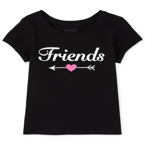 s Baby And Toddler Glitter Friends Matching Graphic Tee - Black T-Shirt - The Children's Place
s Baby And Toddler Glitter Friends Matching Graphic Tee - Black T-Shirt - The Children's Place