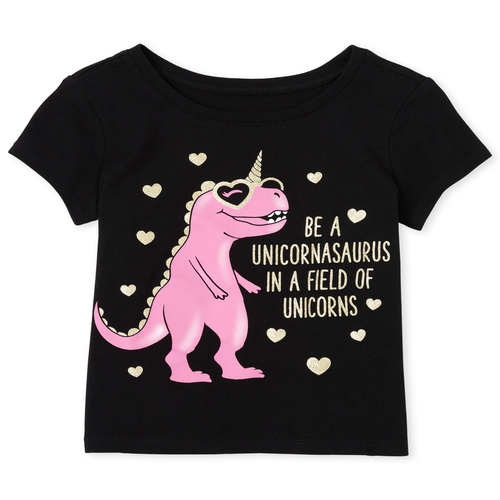 s Baby And Toddler Glitter Dinocorn Graphic Tee - Black T-Shirt - The Children's Place
s Baby And Toddler Glitter Dinocorn Graphic Tee - Black T-Shirt - The Children's Place