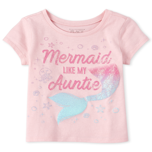 s Baby And Toddler Glitter Mermaid Auntie Graphic Tee - Pink T-Shirt - The Children's Place
s Baby And Toddler Glitter Mermaid Auntie Graphic Tee - Pink T-Shirt - The Children's Place