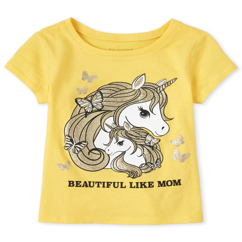 s Baby And Toddler Glitter Mom Unicorn Graphic Tee - Yellow T-Shirt - The Children's Place
s Baby And Toddler Glitter Mom Unicorn Graphic Tee - Yellow T-Shirt - The Children's Place