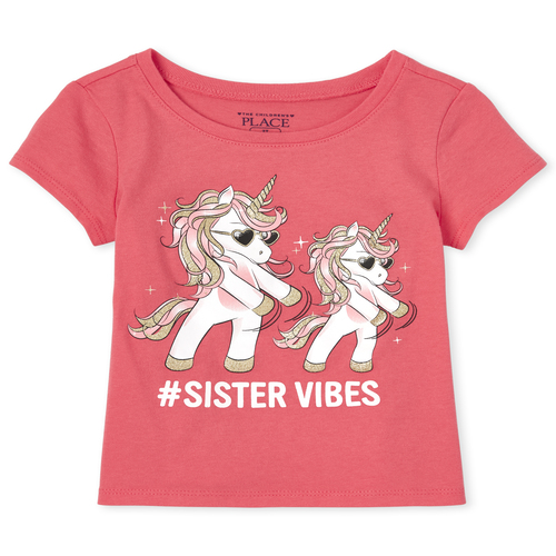 s Baby And Toddler Sister Unicorn Matching Graphic Tee - Pink T-Shirt - The Children's Place
s Baby And Toddler Sister Unicorn Matching Graphic Tee - Pink T-Shirt - The Children's Place