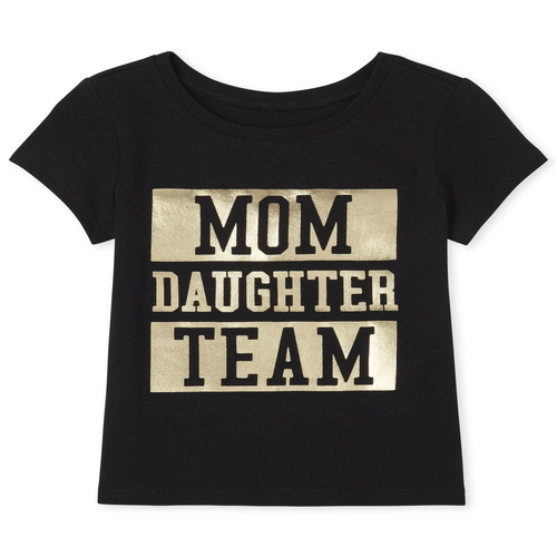 s Baby And Toddler Matching Family Foil Team Graphic Tee - Black T-Shirt - The Children's Place
s Baby And Toddler Matching Family Foil Team Graphic Tee - Black T-Shirt - The Children's Place