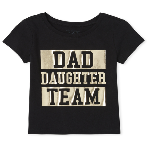 s Baby And Toddler Matching Family Foil Team Graphic Tee - Black T-Shirt - The Children's Place
s Baby And Toddler Matching Family Foil Team Graphic Tee - Black T-Shirt - The Children's Place