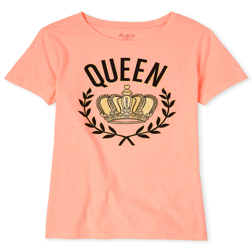 Womens Mommy And Me Queen Matching Graphic Tee - Pink T-Shirt - The Children' Place
Womens Mommy And Me Queen Matching Graphic Tee - Pink T-Shirt - The Children' Place