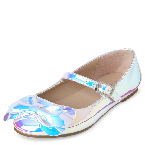 Baby Girls Toddler Holographic Ballet Flats - Metallic - The Children's Place
Baby Girls Toddler Holographic Ballet Flats - Metallic - The Children's Place