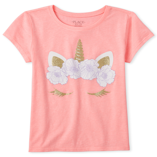 Girls Glitter Unicorn Matching Graphic Tee - Pink T-Shirt - The Children's Place
Girls Glitter Unicorn Matching Graphic Tee - Pink T-Shirt - The Children's Place