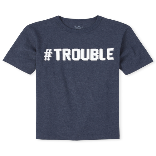 s Boys Dad And Me Trouble Matching Graphic Tee - Blue T-Shirt - The Children's Place
s Boys Dad And Me Trouble Matching Graphic Tee - Blue T-Shirt - The Children's Place