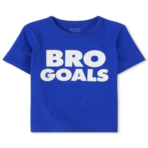 s Baby And Toddler Boys Bro Goals Graphic Tee - Blue T-Shirt - The Children's Place
s Baby And Toddler Boys Bro Goals Graphic Tee - Blue T-Shirt - The Children's Place