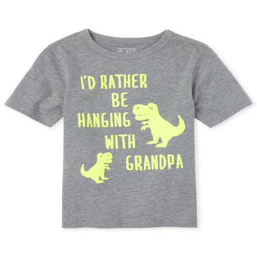 s Baby And Toddler Boys Dino Grandpa Graphic Tee - Gray T-Shirt - The Children's Place
s Baby And Toddler Boys Dino Grandpa Graphic Tee - Gray T-Shirt - The Children's Place
