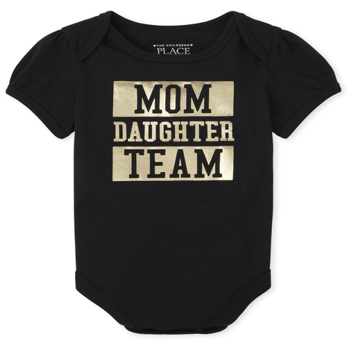 s Baby Matching Family Foil Team Graphic Bodysuit - Black - The Children's Place
s Baby Matching Family Foil Team Graphic Bodysuit - Black - The Children's Place