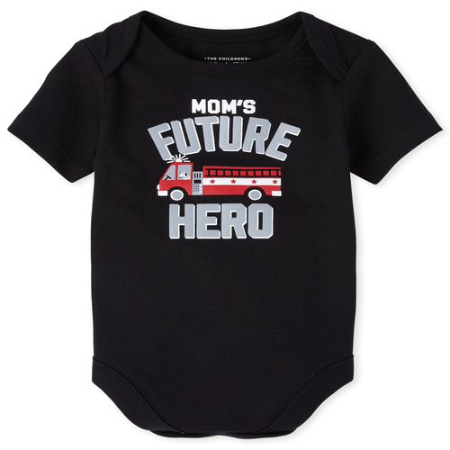 s Baby Boys Mom's Future Hero Graphic Bodysuit - Black - The Children's Place
s Baby Boys Mom's Future Hero Graphic Bodysuit - Black - The Children's Place