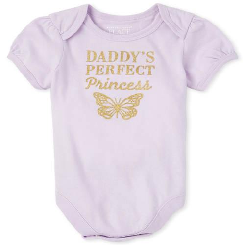 s Baby Glitter Daddy's Princess Graphic Bodysuit - Purple - The Children's Place
s Baby Glitter Daddy's Princess Graphic Bodysuit - Purple - The Children's Place