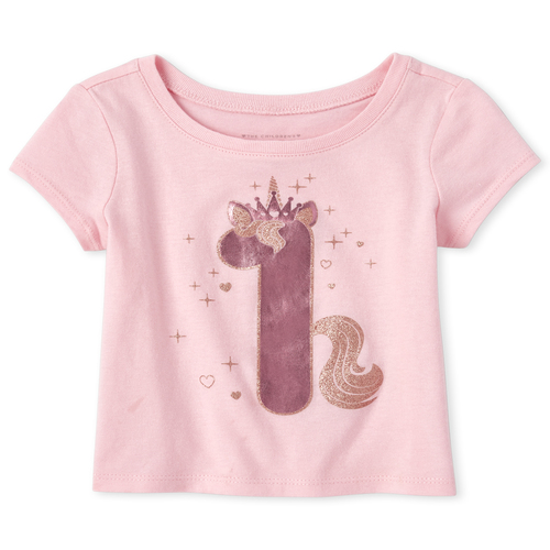 s Toddler Birthday Glitter Unicorn 1 Graphic Tee - Pink T-Shirt - The Children's Place
s Toddler Birthday Glitter Unicorn 1 Graphic Tee - Pink T-Shirt - The Children's Place