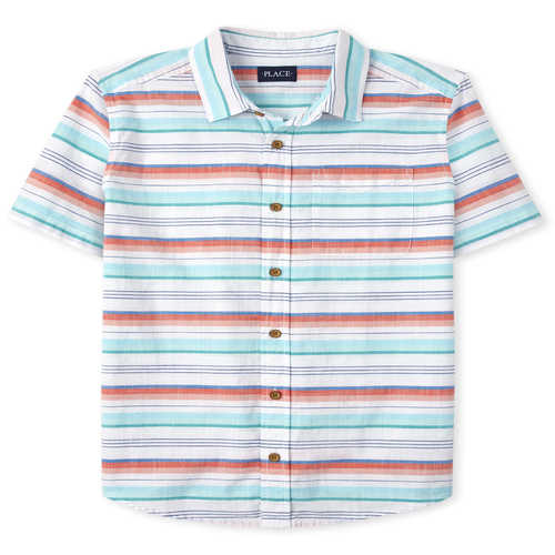 s Mens Dad And Me Striped Chambray Matching Button Down Shirt - Orange - The Children's Place
s Mens Dad And Me Striped Chambray Matching Button Down Shirt - Orange - The Children's Place