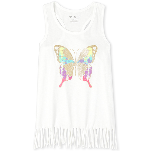 Girls Mix And Match Animal Fringe Racerback Tank Top - White - The Children's Place
Girls Mix And Match Animal Fringe Racerback Tank Top - White - The Children's Place