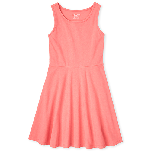 Girls Tank Dress - Orange - The Children's Place