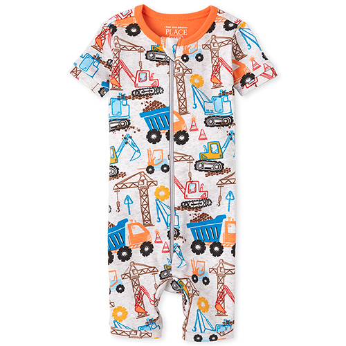 s Baby And Toddler Boys Construction Snug Fit Cotton Cropped One Piece Pajamas - Gray - The Children's Place
s Baby And Toddler Boys Construction Snug Fit Cotton Cropped One Piece Pajamas - Gray - The Children's Place