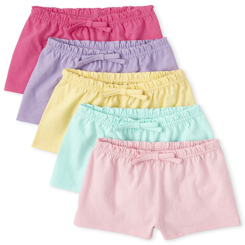 Newborn Baby Shorts 5-Pack - Multi - The Children's Place