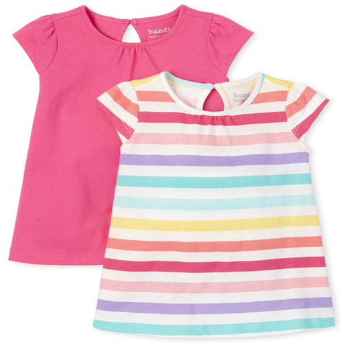 Newborn Baby Rainbow Striped Bodysuit Dress 2-Pack - Multi - The Children's Place
Newborn Baby Rainbow Striped Bodysuit Dress 2-Pack - Multi - The Children's Place