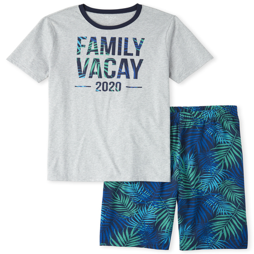 s Mens Matching Family Vacay 2020 Cotton Pajamas - Blue - The Children's Place
s Mens Matching Family Vacay 2020 Cotton Pajamas - Blue - The Children's Place
