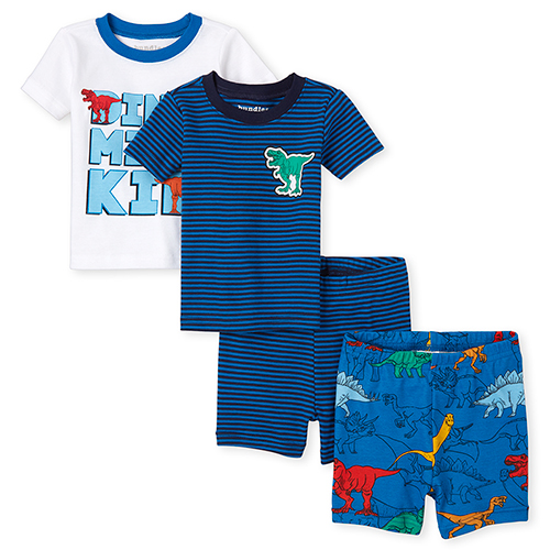 s Baby And Toddler Boys Dino Snug Fit Cotton 4-Piece Pajamas - Blue - The Children's Place
s Baby And Toddler Boys Dino Snug Fit Cotton 4-Piece Pajamas - Blue - The Children's Place