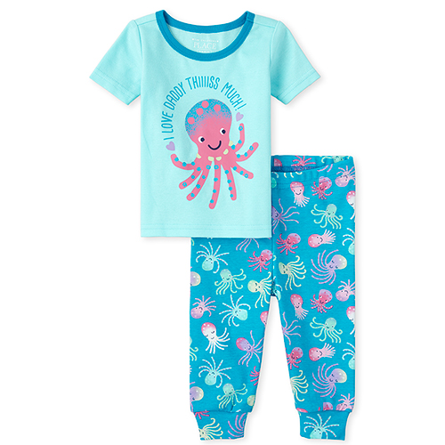 s Baby And Toddler Daddy Octopus Snug Fit Cotton Pajamas - Blue - The Children's Place
s Baby And Toddler Daddy Octopus Snug Fit Cotton Pajamas - Blue - The Children's Place