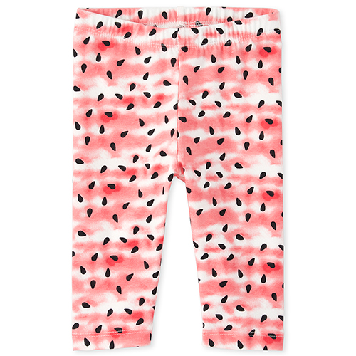 Baby Girls Baby And Toddler Watermelon Capri Leggings - Pink - The Children's Place
Baby Girls Baby And Toddler Watermelon Capri Leggings - Pink - The Children's Place