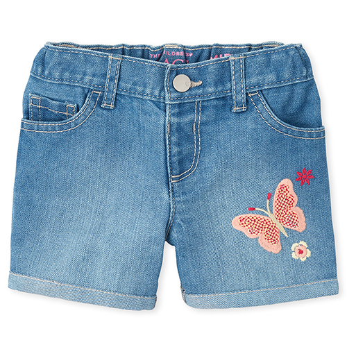 s Baby And Toddler Embroidered Butterfly Denim Midi Shorts - The Children's Place
s Baby And Toddler Embroidered Butterfly Denim Midi Shorts - The Children's Place