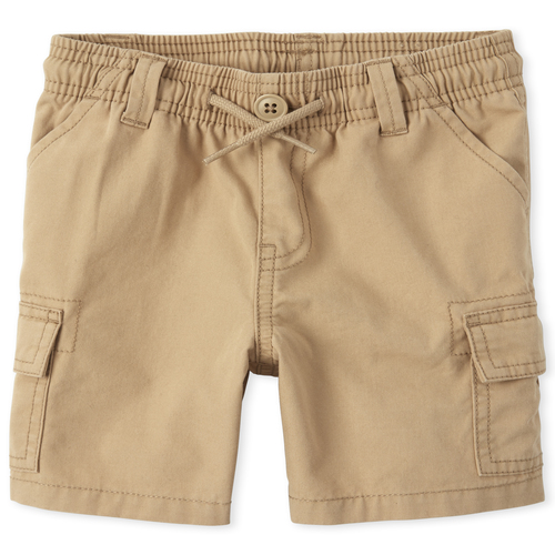 Newborn Baby And Toddler Boys Pull On Cargo Shorts - Brown - The Children's Place
