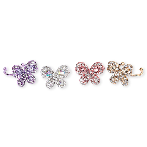 Girls Rhinestud Butterfly Adjustable Ring 4-Pack - Multi - The Children's Place
Girls Rhinestud Butterfly Adjustable Ring 4-Pack - Multi - The Children's Place