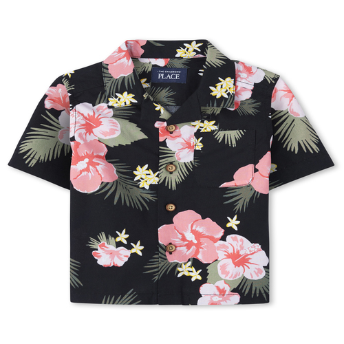 s Baby And Toddler Boys Matching Family Tropical Poplin Button Down Shirt - Black - The Children's Place
s Baby And Toddler Boys Matching Family Tropical Poplin Button Down Shirt - Black - The Children's Place