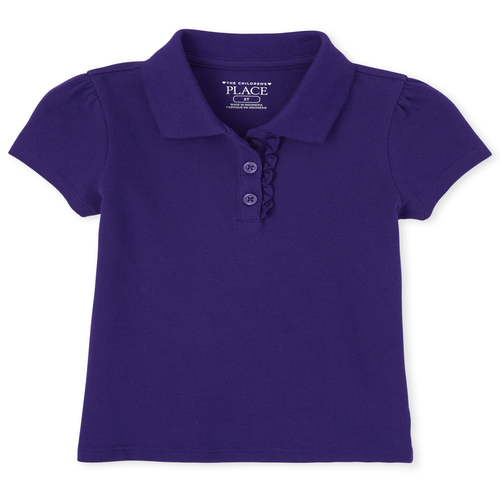 s Toddler Uniform Pique Polo - Purple - The Children's Place