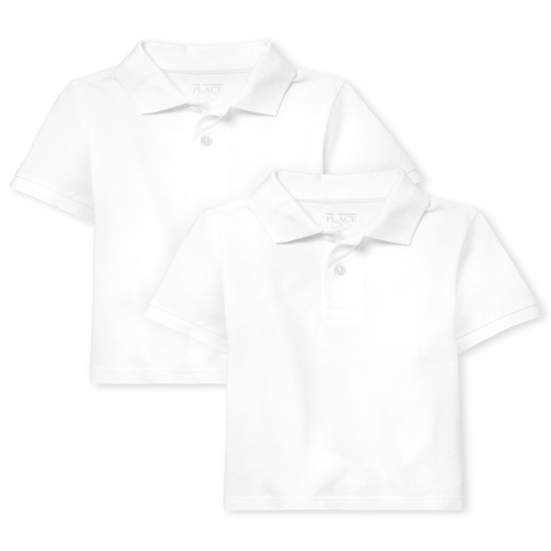 s Baby And Toddler Boys Uniform Pique Polo 2-Pack - White - The Children's Place
s Baby And Toddler Boys Uniform Pique Polo 2-Pack - White - The Children's Place