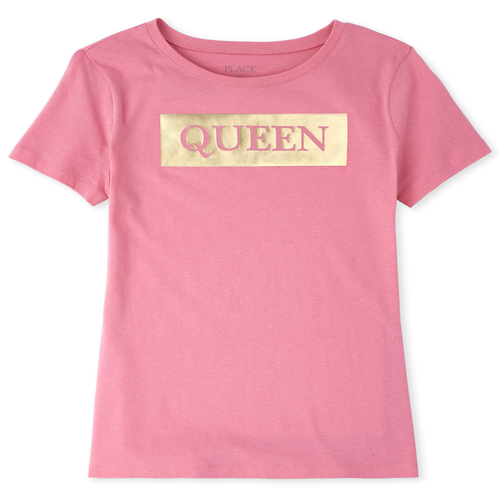 Womens Mommy And Me Foil Queen Matching Graphic Tee - Pink T-Shirt - The Children' Place
Womens Mommy And Me Foil Queen Matching Graphic Tee - Pink T-Shirt - The Children' Place