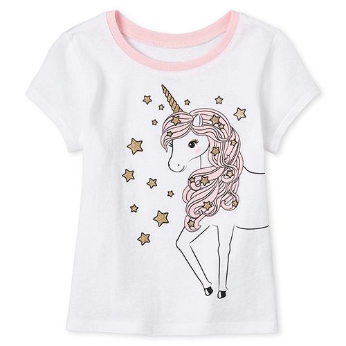 s Baby And Toddler Glitter Unicorn Graphic Tee - White T-Shirt - The Children's Place
s Baby And Toddler Glitter Unicorn Graphic Tee - White T-Shirt - The Children's Place