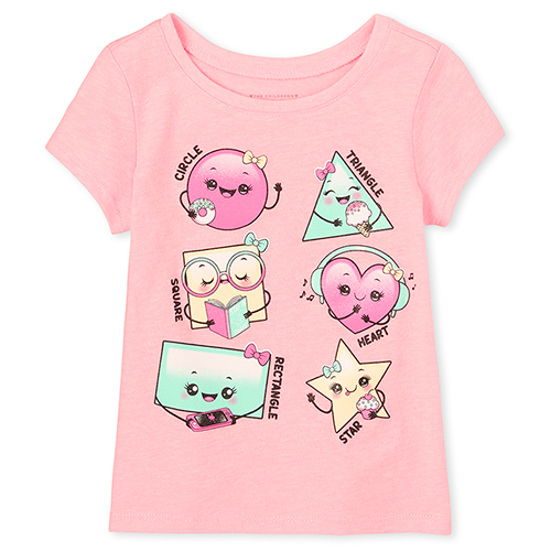 s Baby And Toddler Glitter Shapes Graphic Tee - Pink T-Shirt - The Children's Place
s Baby And Toddler Glitter Shapes Graphic Tee - Pink T-Shirt - The Children's Place