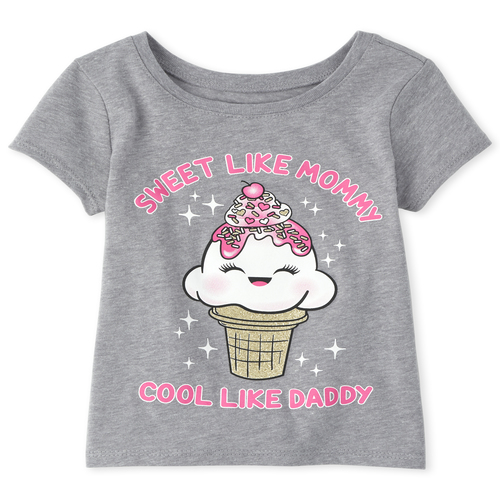 s Baby And Toddler Mommy And Daddy Ice Cream Graphic Tee - Gray T-Shirt - The Children's Place
s Baby And Toddler Mommy And Daddy Ice Cream Graphic Tee - Gray T-Shirt - The Children's Place