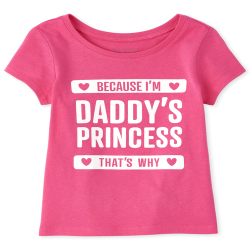 s Baby And Toddler Glitter Daddy's Princess Graphic Tee - Pink T-Shirt - The Children's Place
s Baby And Toddler Glitter Daddy's Princess Graphic Tee - Pink T-Shirt - The Children's Place