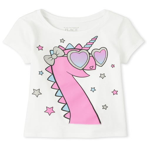 s Baby And Toddler Glitter Dinocorn Graphic Tee - White T-Shirt - The Children's Place
s Baby And Toddler Glitter Dinocorn Graphic Tee - White T-Shirt - The Children's Place