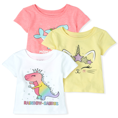 s Baby And Toddler Glitter Animals Graphic Tee 3-Pack - Multi T-Shirt - The Children's Place
s Baby And Toddler Glitter Animals Graphic Tee 3-Pack - Multi T-Shirt - The Children's Place