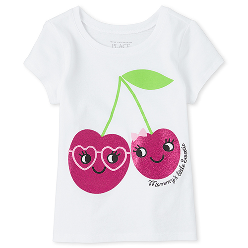 s Baby And Toddler Glitter Cherry Graphic Tee - White T-Shirt - The Children's Place
s Baby And Toddler Glitter Cherry Graphic Tee - White T-Shirt - The Children's Place