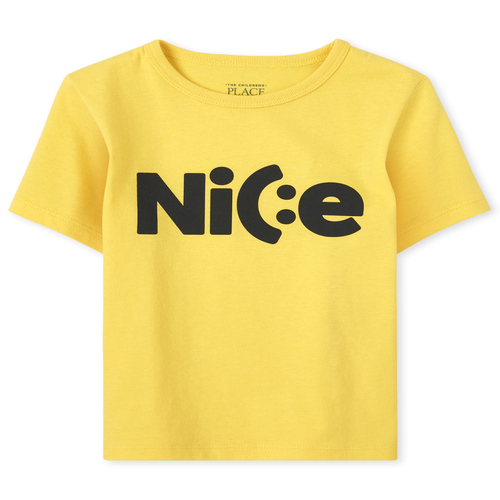 s Baby And Toddler Boys Nice Graphic Tee - Yellow T-Shirt - The Children's Place
s Baby And Toddler Boys Nice Graphic Tee - Yellow T-Shirt - The Children's Place