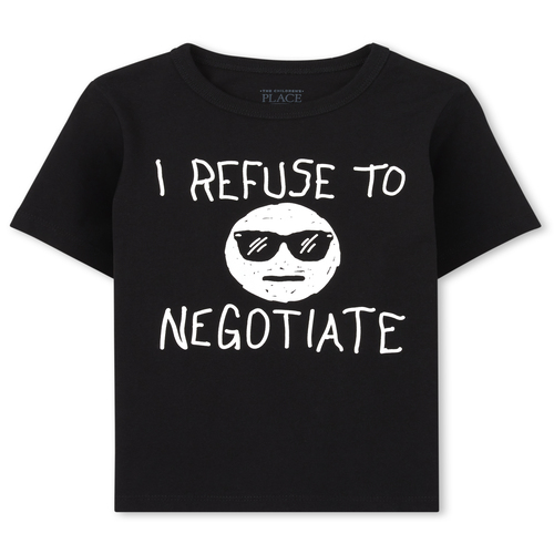 s Baby And Toddler Boys Negotiate Graphic Tee - Black T-Shirt - The Children's Place
s Baby And Toddler Boys Negotiate Graphic Tee - Black T-Shirt - The Children's Place