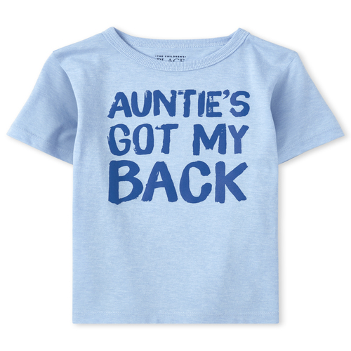 s Baby And Toddler Boys Auntie Graphic Tee - Blue T-Shirt - The Children's Place
s Baby And Toddler Boys Auntie Graphic Tee - Blue T-Shirt - The Children's Place