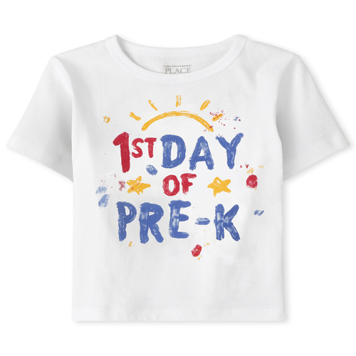 s Toddler Boys First Day Of Pre K Graphic Tee - White T-Shirt - The Children's Place
s Toddler Boys First Day Of Pre K Graphic Tee - White T-Shirt - The Children's Place